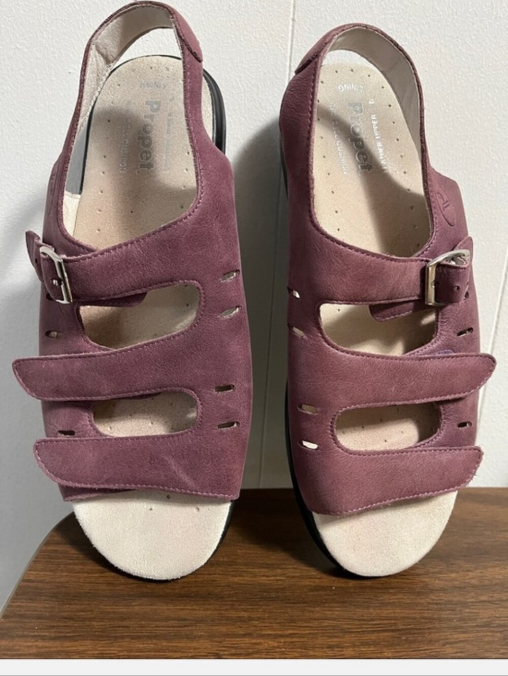 ❤️ Propet Breeze Walker lavender sandals USA SIZE 9  XX(4E) 💜